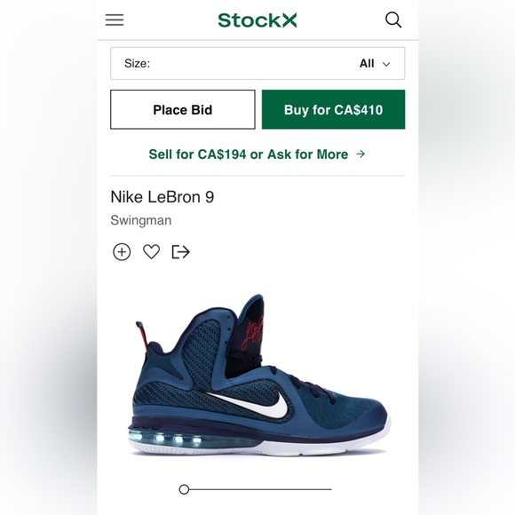 Lebron 9 swingman. A Little bit scuffs. Size 9us. - Picture 5 of 5